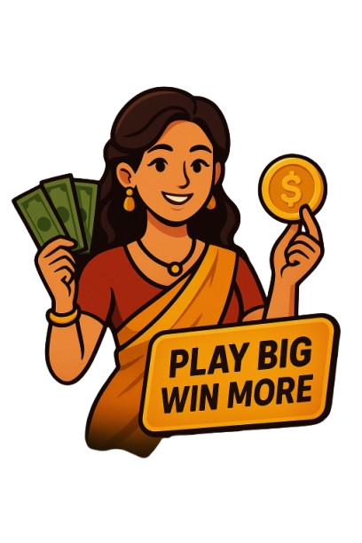 Lady with Play Big Win More